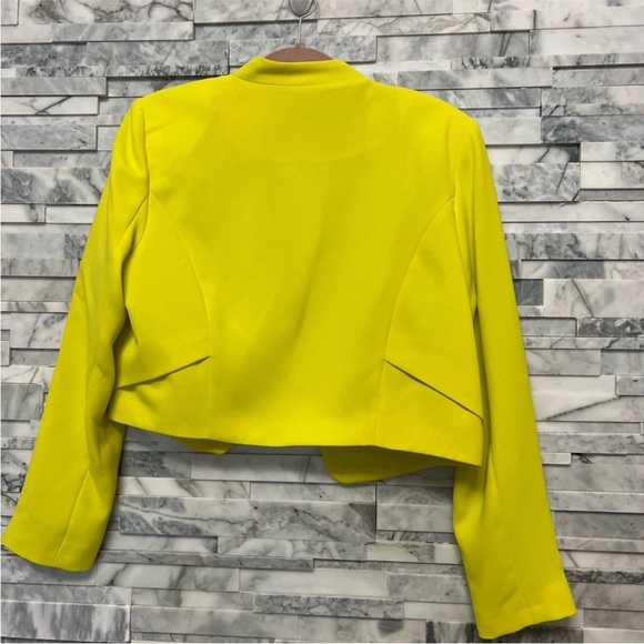 🌼 TOPSHOP Crepe Cropped Blazer Jacket - Picture 3 of 12